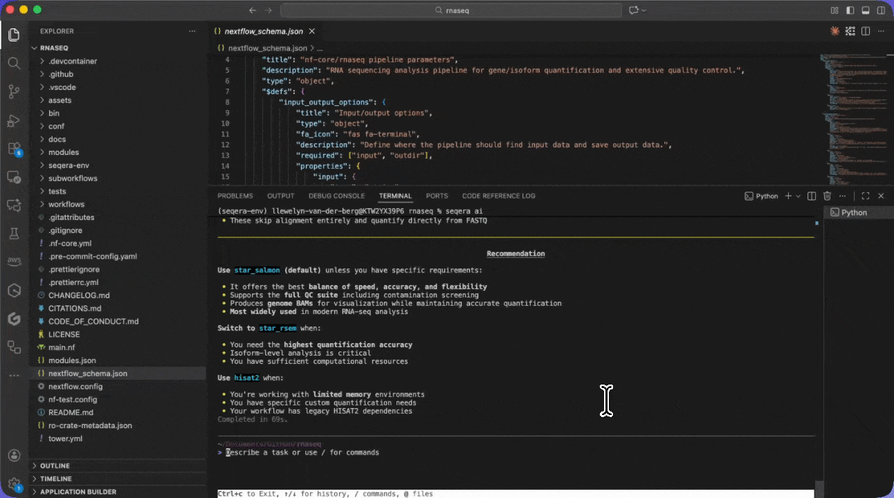 Use Seqera AI CLI to debug Platform run errors